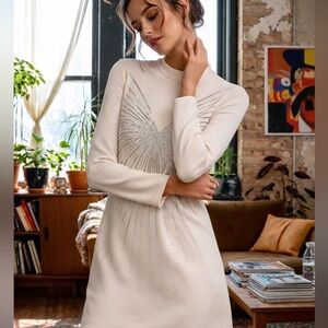 Stella McCartney Cayla Embellished Cady Dress – IT 42 (US 6–8)